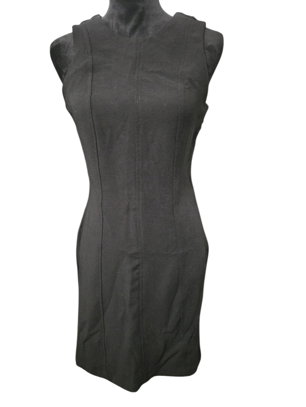 a new day Black Sleeveless Sheath Mini Dress